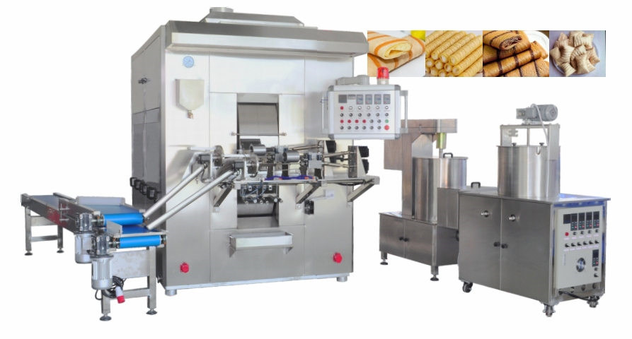 YT - 05 Direct - fired Automatic Wafer Egg Roll Eq